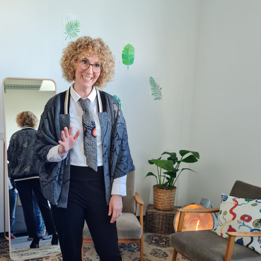 Seidentuch - Krawatte schwarz