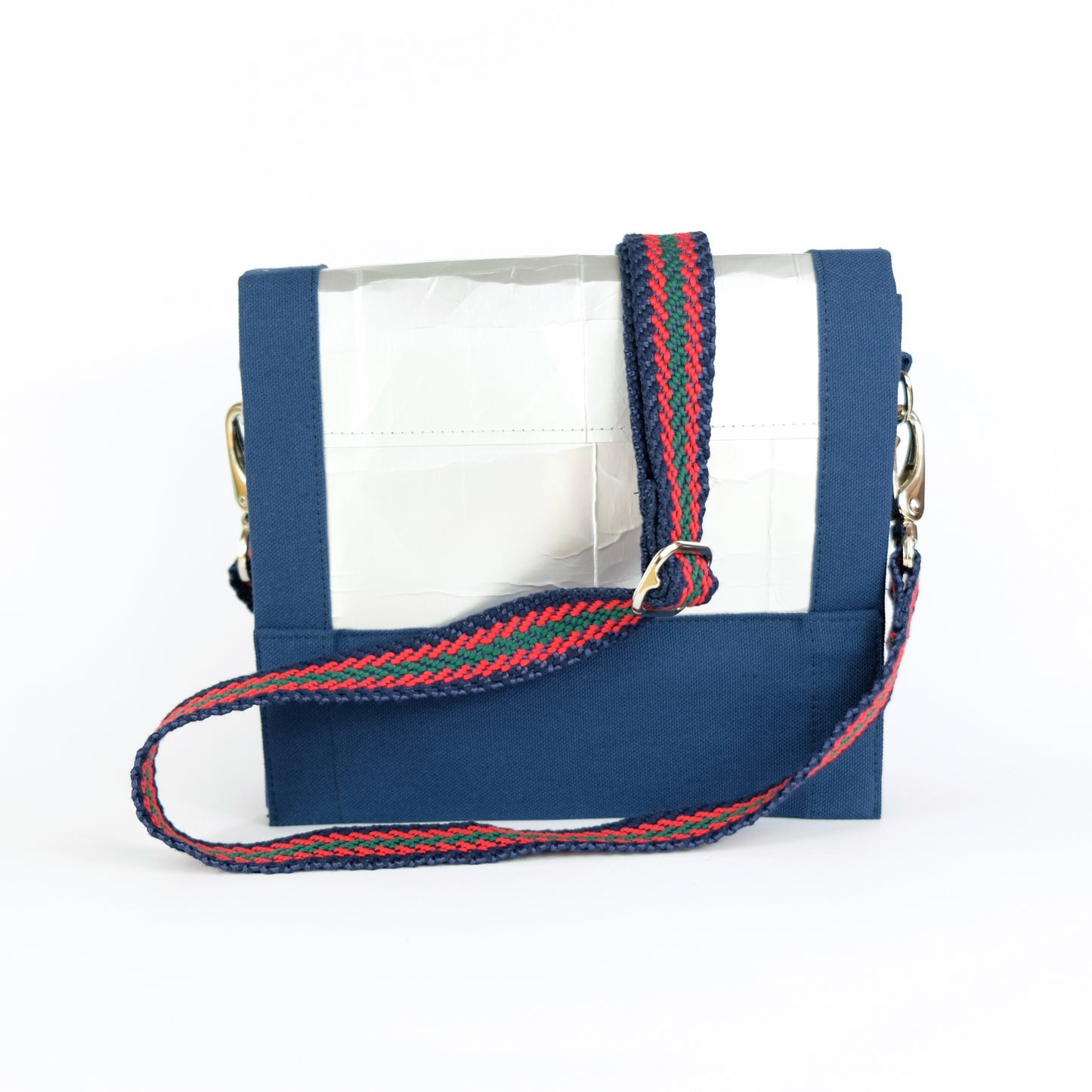 Gurt herringbone-blue-red